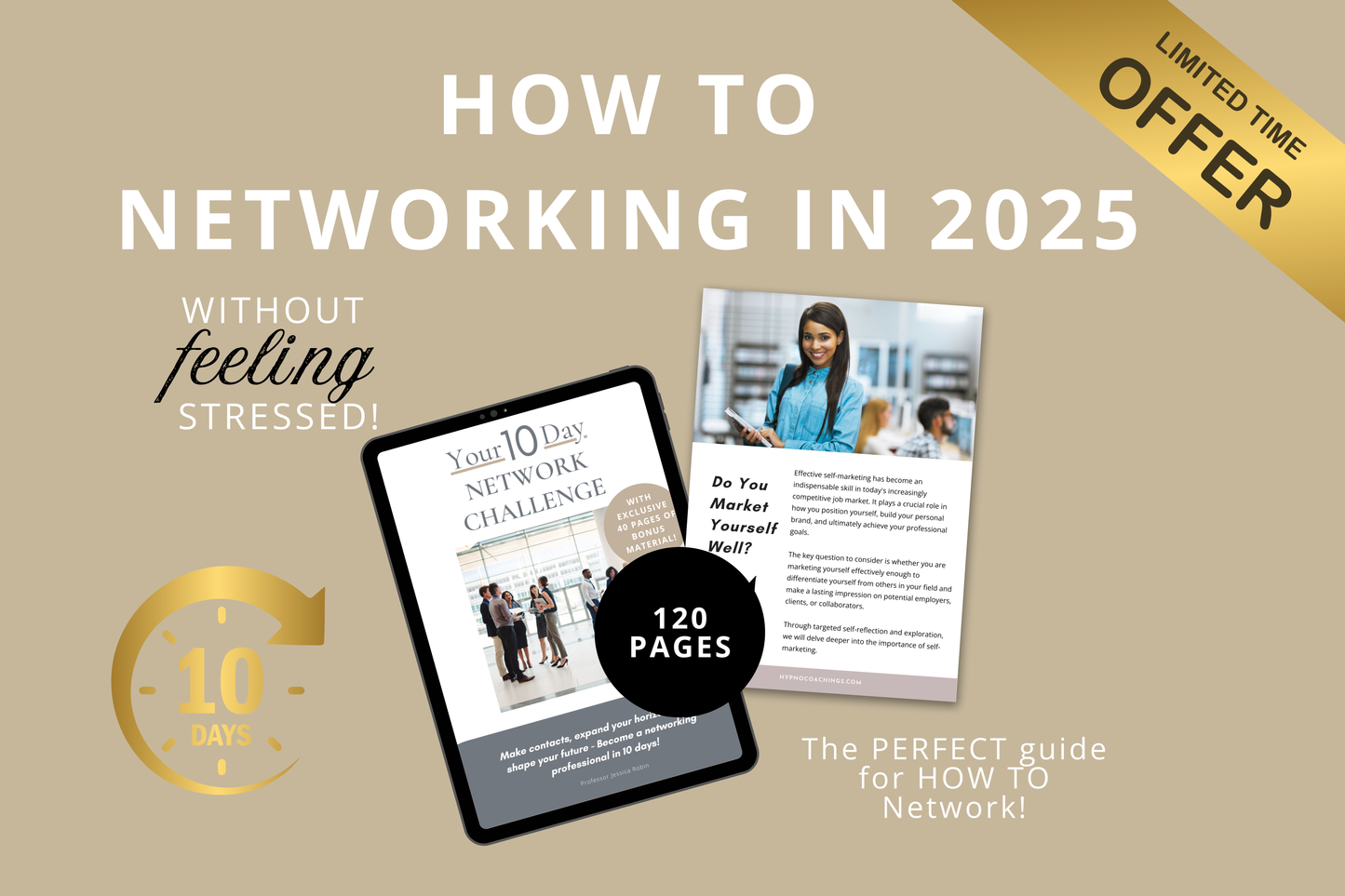 10 Day Network Challenge - How to Successfully Network in 2025 - Workbook (120 Pages) *DIGITAL DOWNLOAD