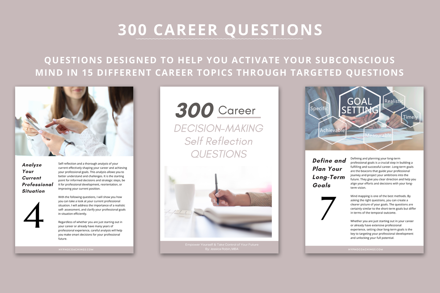 FREE 2025 Career Decision Making Workbook (300 Questions) 46 Pages *DIGITAL DOWNLOAD*